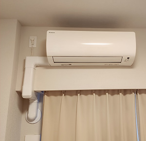 エアコン室内機とその周辺全体