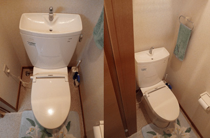 トイレ全体のお写真